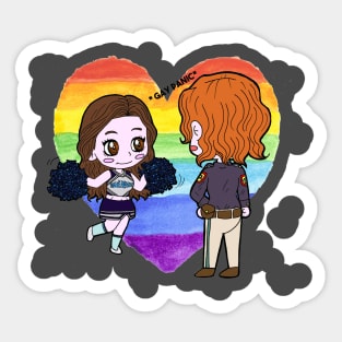 Rainbow Wayhaught Sticker